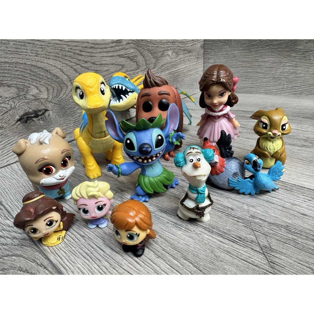 Mixed Lot of 13 Modern Disney Toys